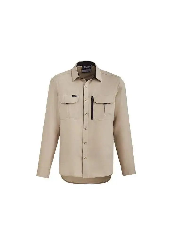 SYZMIK mens outdoor l/s shirt zw460 Metro Workwear.